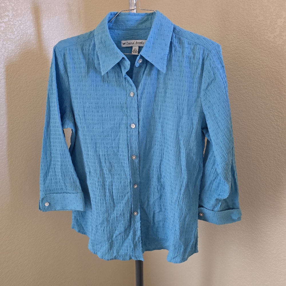 David Brooks Long Sleeve Button Up Shirt